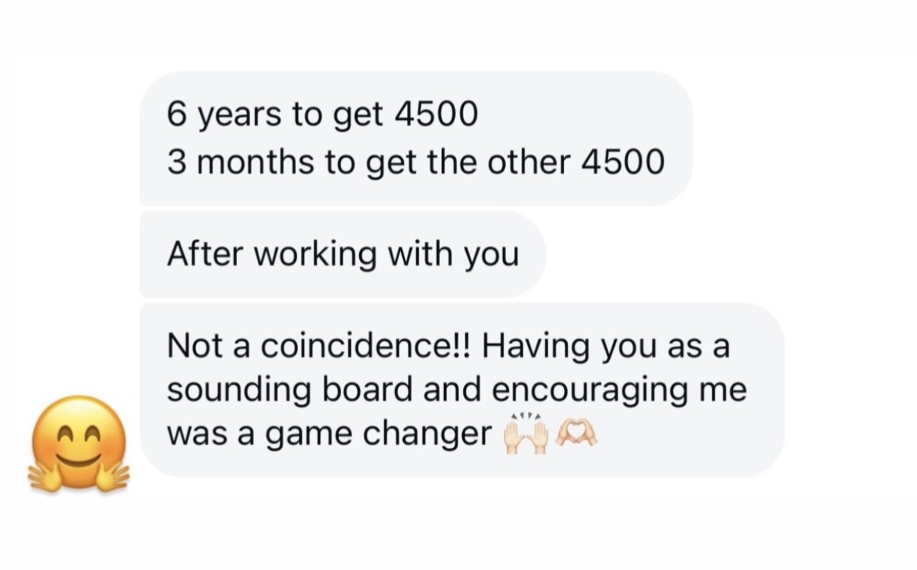 Client testimonial