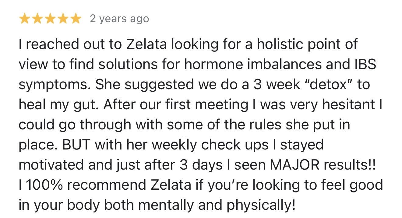 Client review of the Gut Restore program